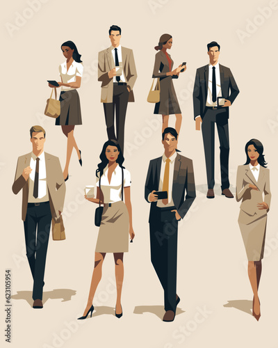 Business and Diversity made with Generative AI
