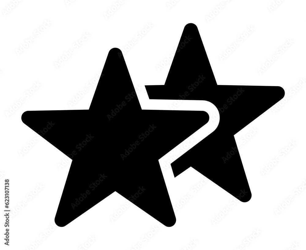 Fototapeta premium gwiazdy ikona