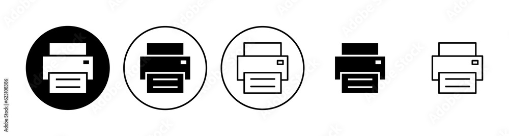 Print icon set. printer icon vector. Print icon set. printer icon vector.