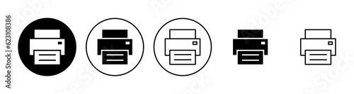 Print icon set. printer icon vector.