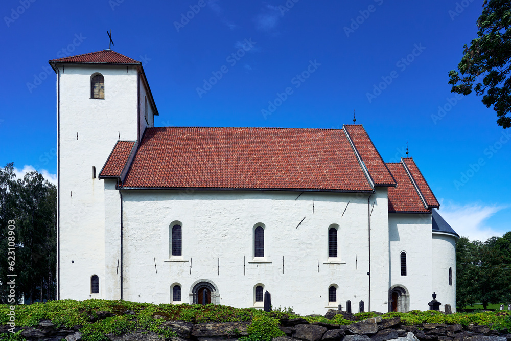 Hoff Medieval Church, Toten, Norway.