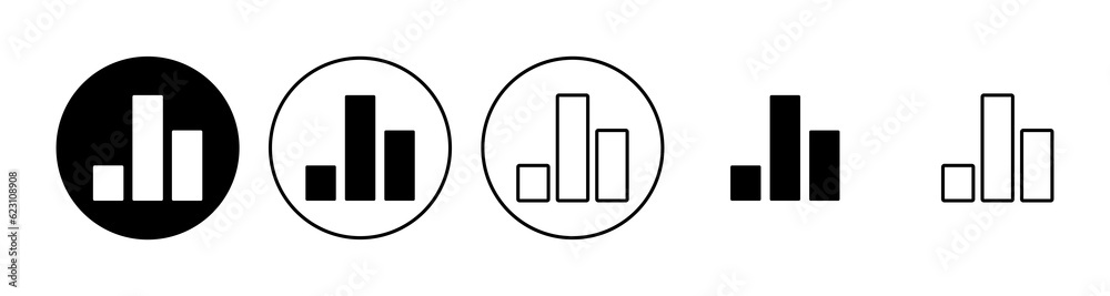 Growing graph Icon set. Chart icon. diagram icon Growing graph Icon set. Chart icon. diagram icon