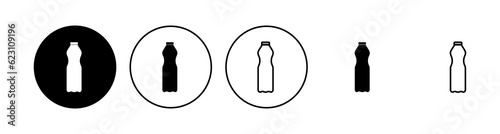 Bottle icon set. bottle vector icon