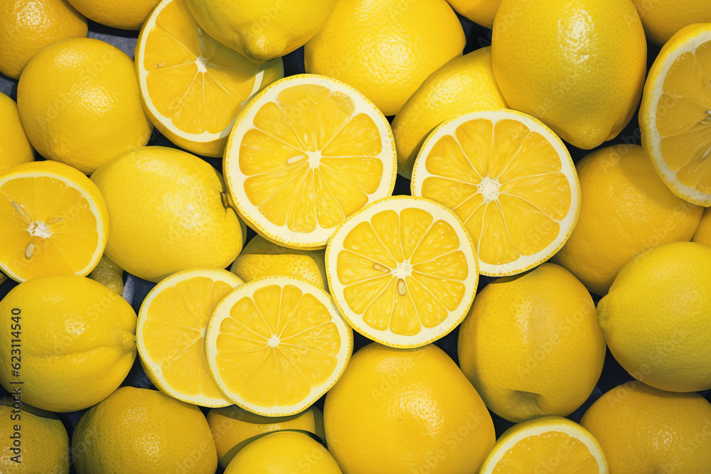 bunch of lemons Generative Ai