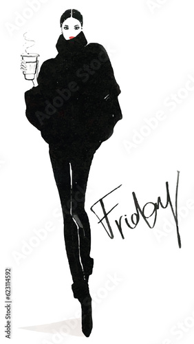 Women's T-shirt Design, print design, ladies, womens, t shirt print design graphic, t shirt vector, fashion model vector, fashion woman drawings, girl illustration, Paris girls, Fashion Graphics