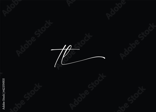 TL Letter  logo design And vector template photo