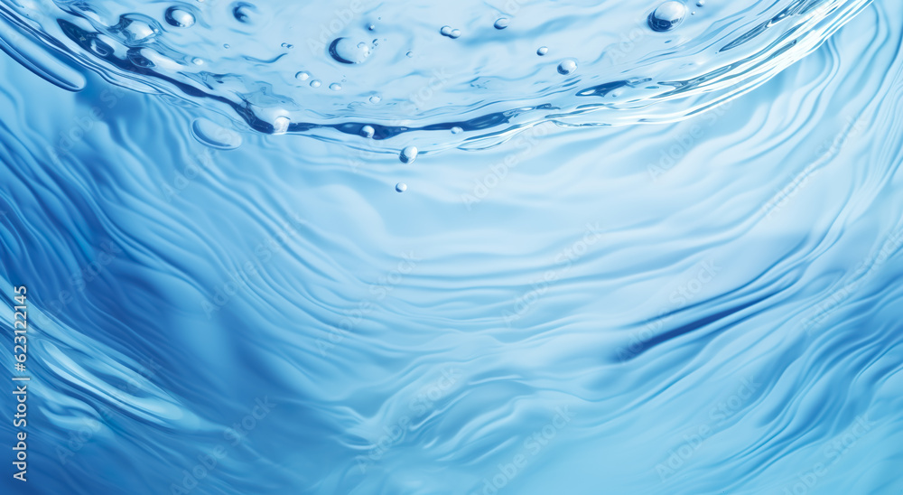 Above of abstract water wave background.copy space for product design.generative ai images. Above of abstract water wave background.copy space for product design.generative ai images.