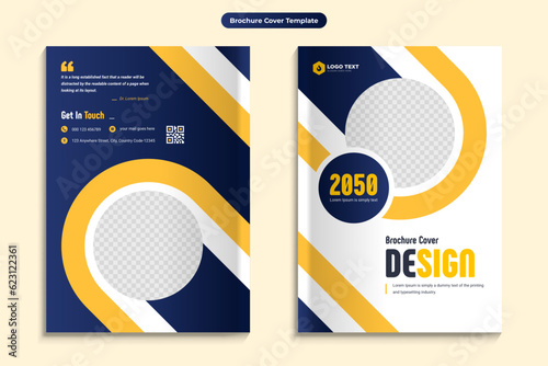 Foto Creative Corporate Business Brochure Book Cover Design Template in A4