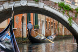 Venice Gondola under Bridge