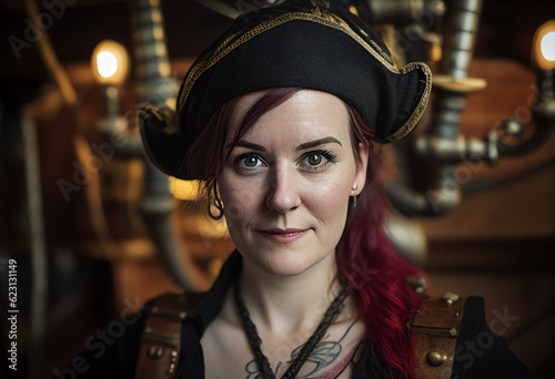 Female Pirate Generative AI