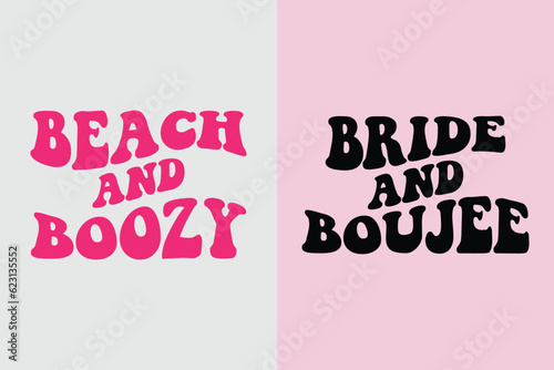 Beach and boozy t shirt design