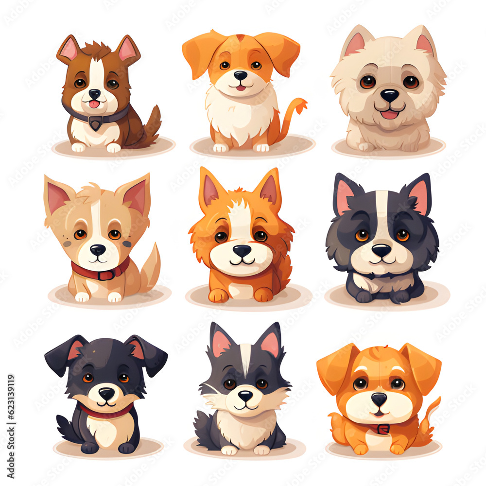 set of cats, PET ICON set of cats, PET ICON