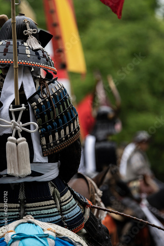 甲冑を着た騎馬武者（Armored samurai cavalry）