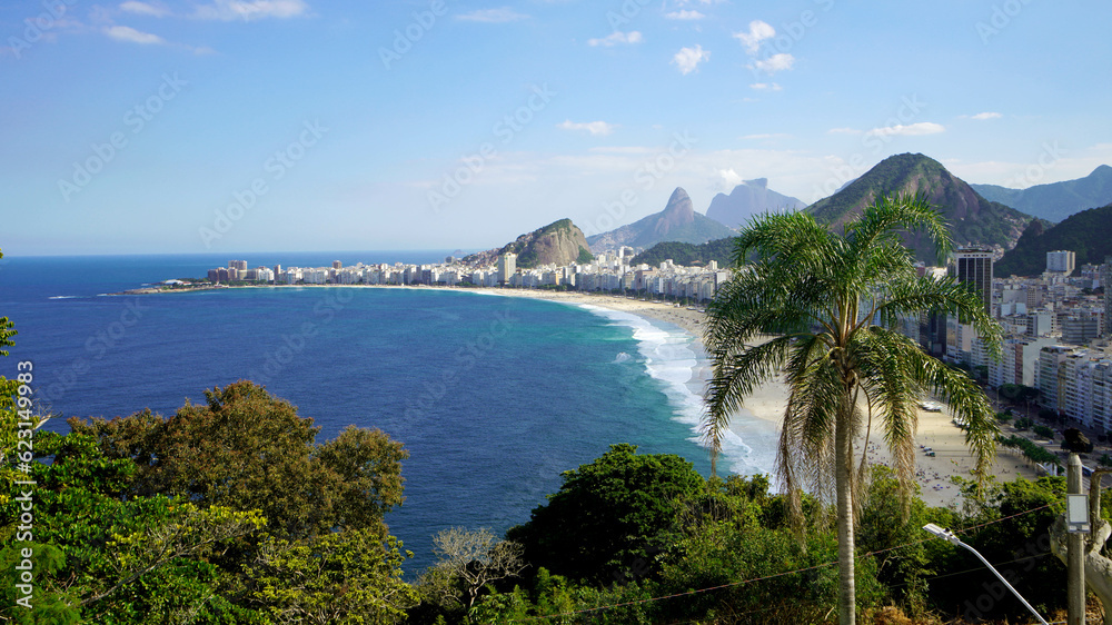 Panoramic view of Copacabana beach, Rio de Janeiro, Brazil Panoramic view of Copacabana beach, Rio de Janeiro, Brazil