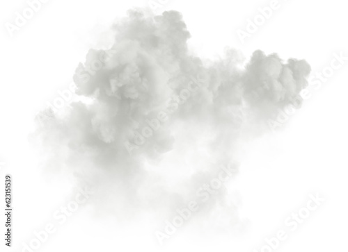 Clipart white clouds moving free shapes on transparent backgrounds 3d rendering png