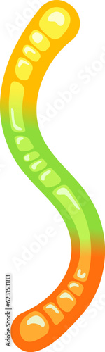 Jelly Gum Worm Candy