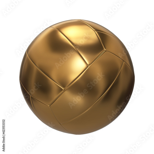 golden volleyball ball photo