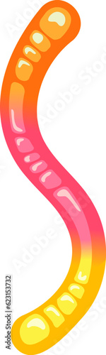 Jelly Gum Worm Candy