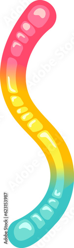 Jelly Gum Worm Candy