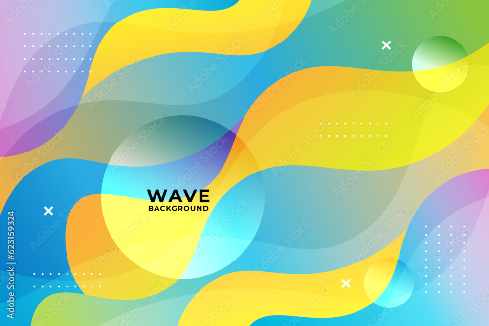 abstract gradient background colorful wavy light shape