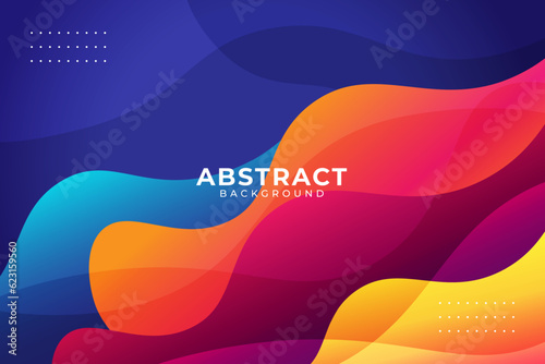 Abstract colorful shapes background design