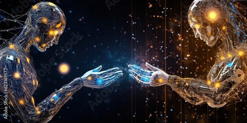 Artificial intelligence that talks to another artificial intelligence