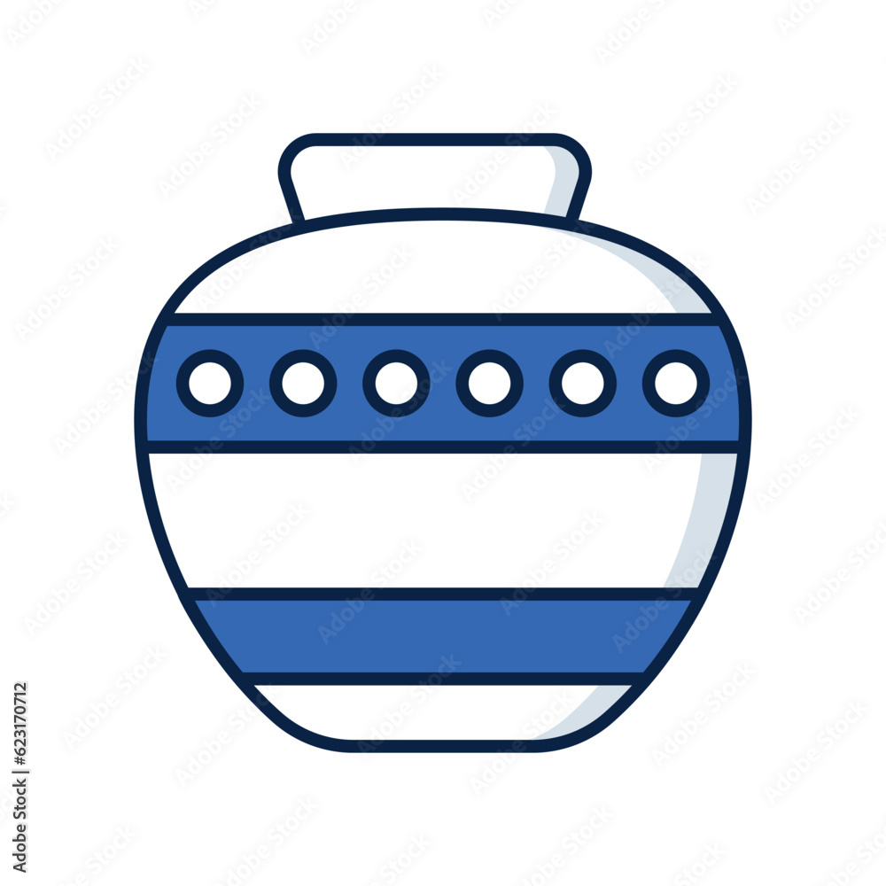 Sand Pot icon, Vector Stock illustration.