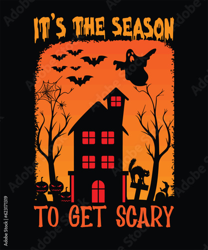 Halloween T-Shirt Design | Halloween Sublimation Digital Design| Halloween Design
