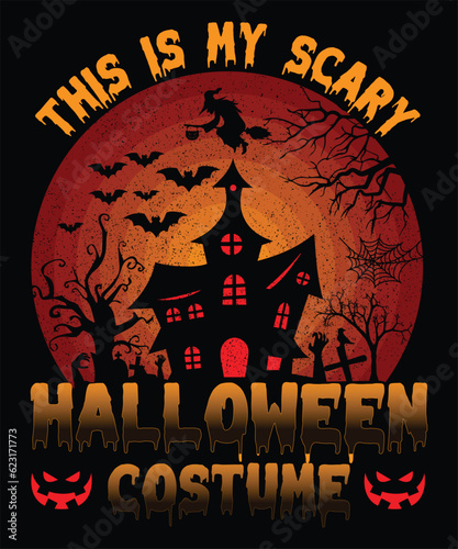 Halloween T-Shirt Design | Halloween Sublimation Digital Design| Halloween Design

