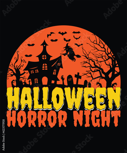 Halloween T-Shirt Design | Halloween Sublimation Digital Design| Halloween Design
