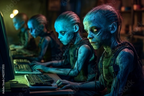 Monsters Slave to the Digital World