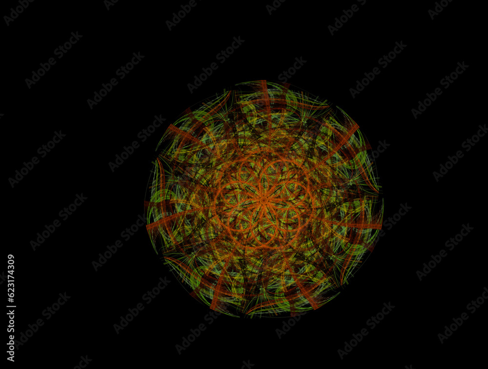 Imaginatory fractal abstract background Image