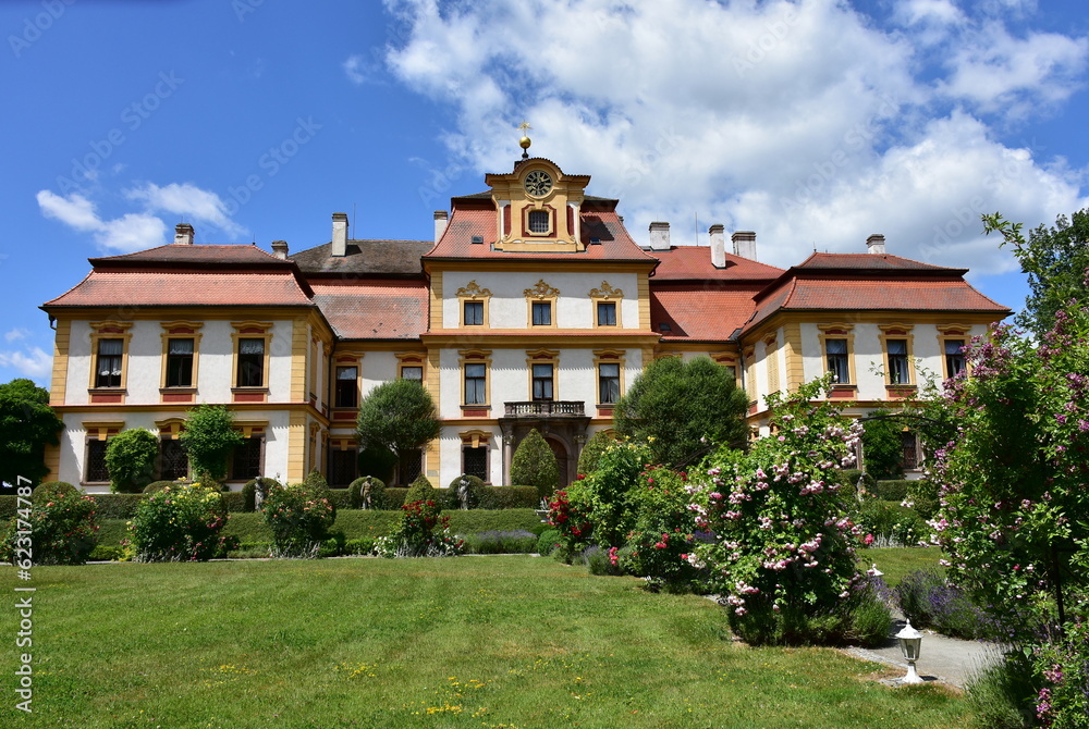 castle Jemniste and its garden,Czech republic
