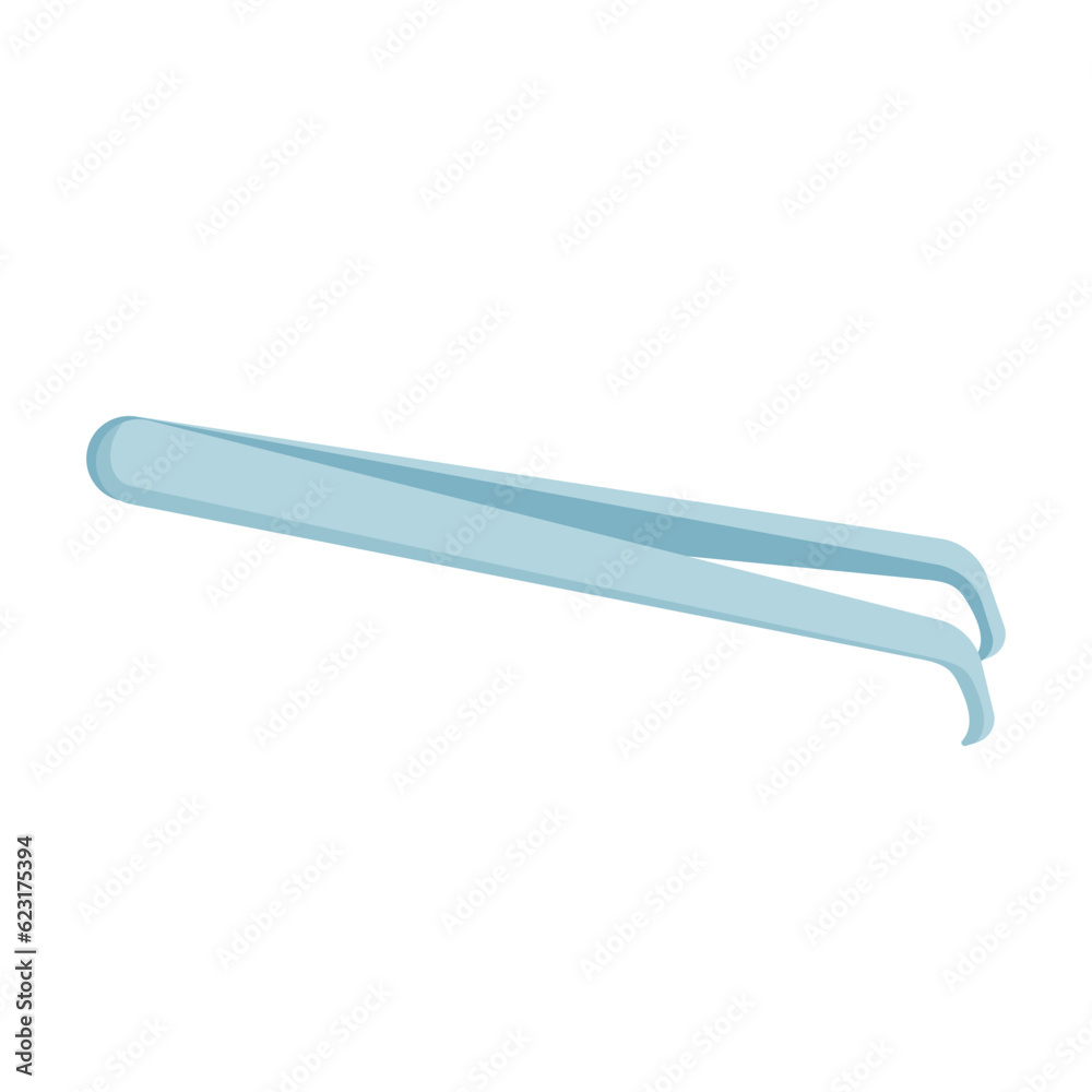 tweezers icon vector illustration. pinset sign symbol tweezers icon vector illustration. pinset sign symbol