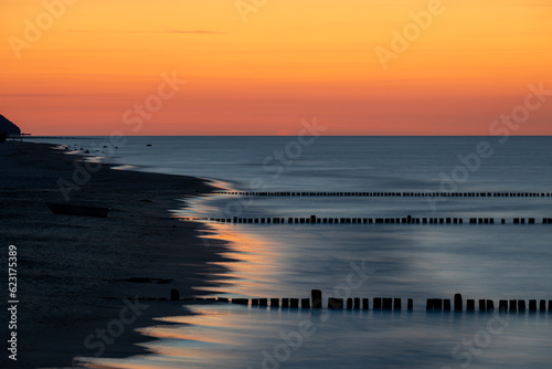 beautiful Sunset at the Baltic Sea