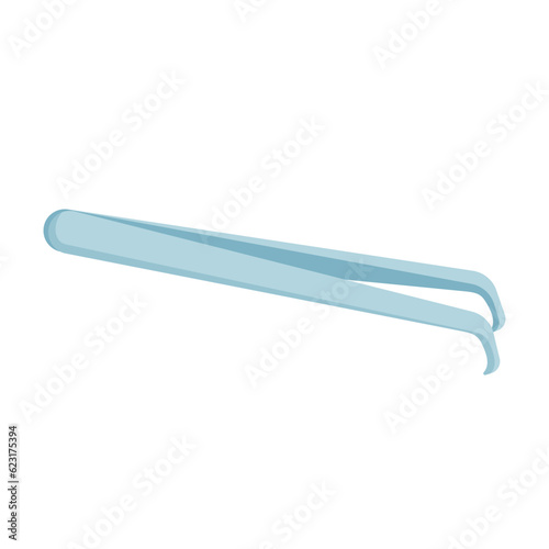 tweezers icon vector illustration. pinset sign symbol