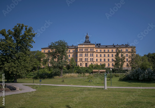 The school Manilla in the district Djurgården, a sunny summer day in Stockholm