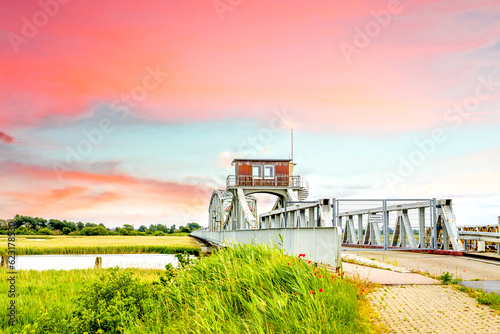 Meiningenbrücke, Drehbrücke, Halbinsel, Ostsee 