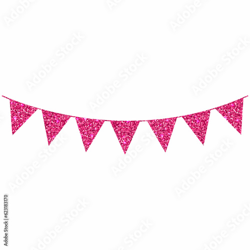 Pink check boxes holiday design decoration.