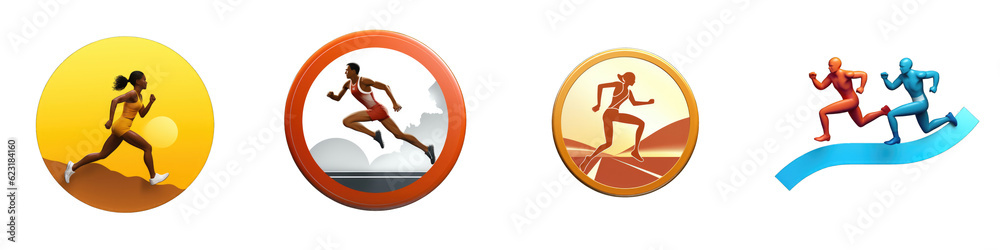 Track and Field clipart collection, vector, icons isolated on transparent background Track and Field clipart collection, vector, icons isolated on transparent background