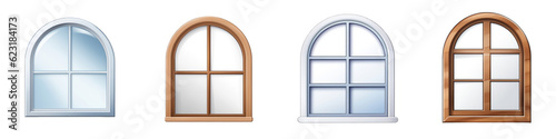 Window clipart collection  vector  icons isolated on transparent background