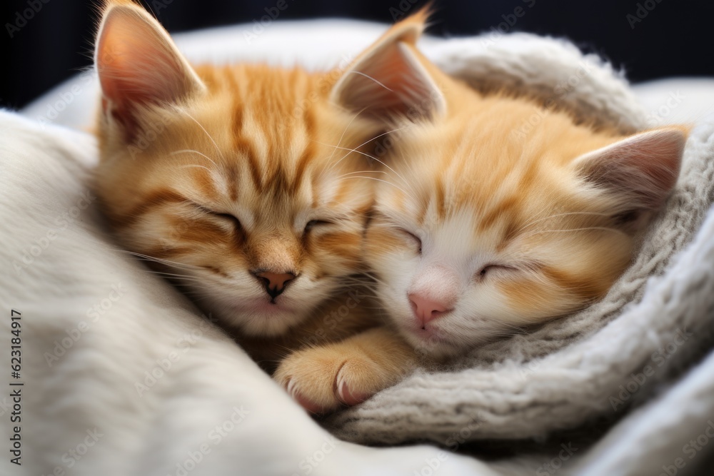Portrait of Tiny Cute Adorable Cat Kitten Facing Camera generative AI.
Portrait of Tiny Cute Adorable Cat Kitten Facing Camera generative AI.