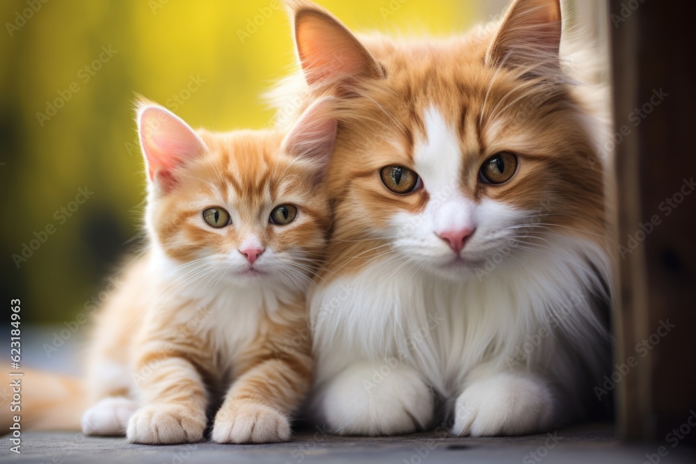 Cute Adorable Cat generative AI. Cute Adorable Cat generative AI.