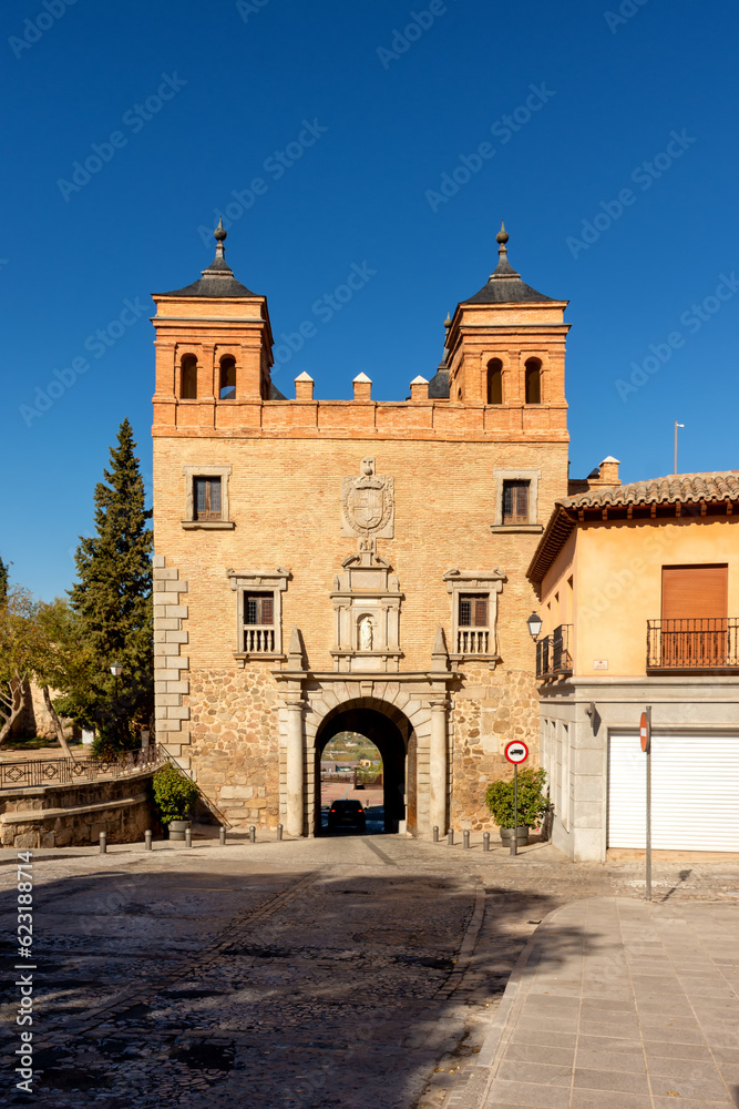Fototapeta premium Puerta del Cambrón en Toledo, España