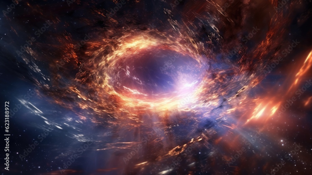 Fototapeta premium An endless galaxy that amazes mortal man. Generative AI Technology