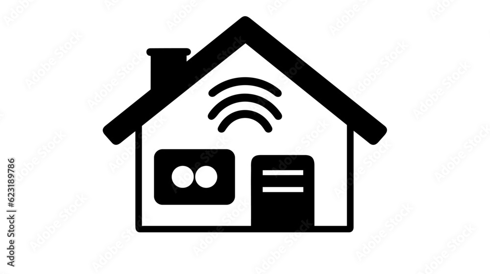 Smart Home Logo Representing the Future of Intelligent Living Smart Home Logo Representing the Future of Intelligent Living