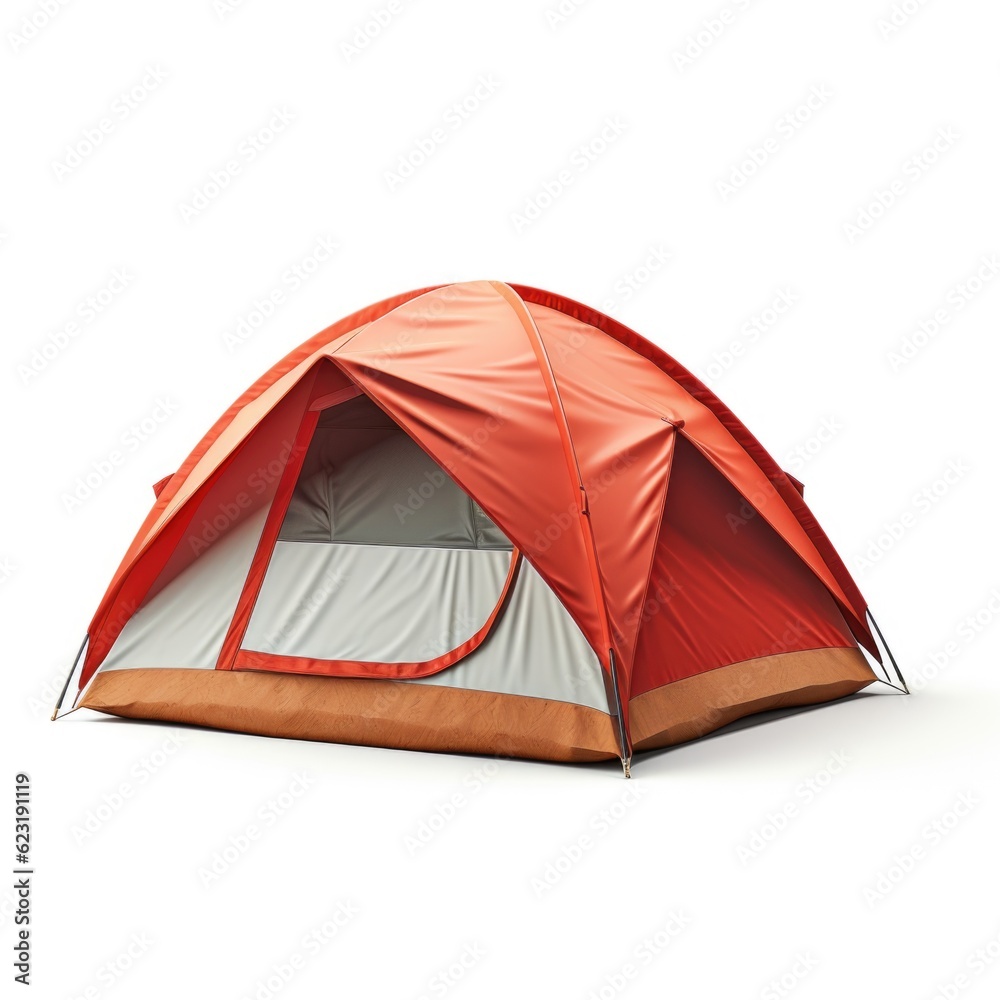 3D Cartoon Tent Isolated on White Background with Clipping Path, Full Depth of Field, and Focus Stacking Generative AI 3D Cartoon Tent Isolated on White Background with Clipping Path, Full Depth of Field, and Focus Stacking Generative AI