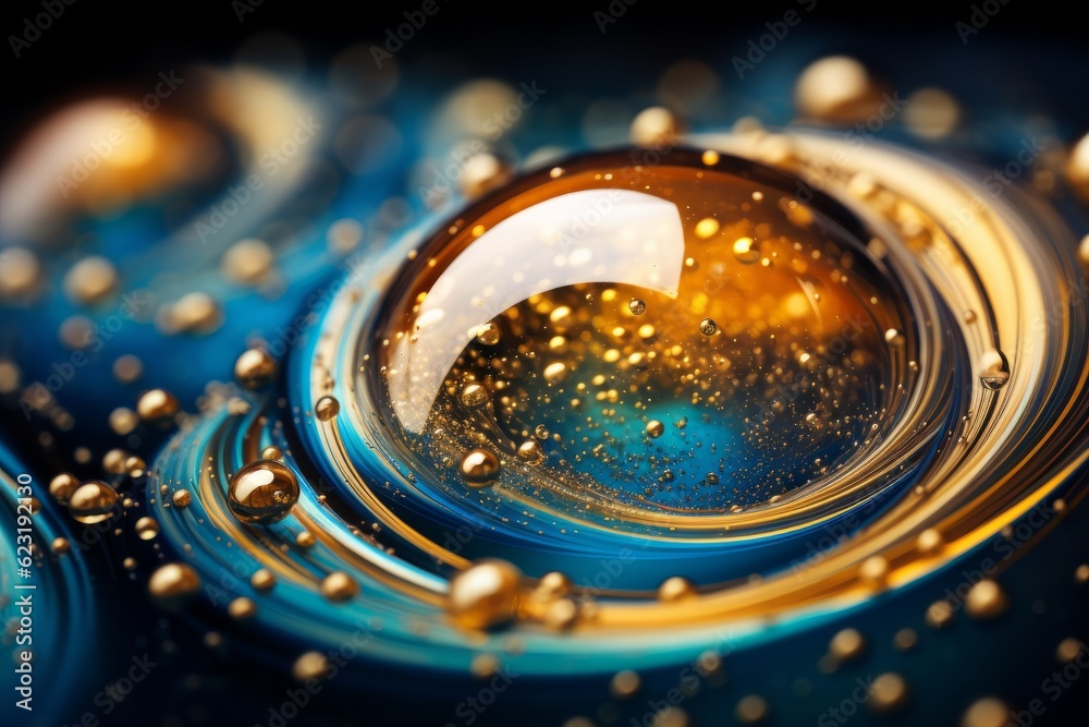 Close-up of a water drop on the lens of a camera Close-up of a water drop on the lens of a camera
