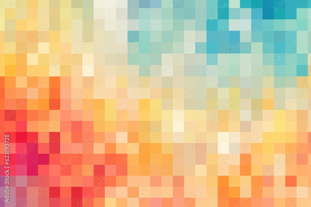 Mosaic Marvel: Mesmerizing Generative AI Pixel Pattern Unveiled