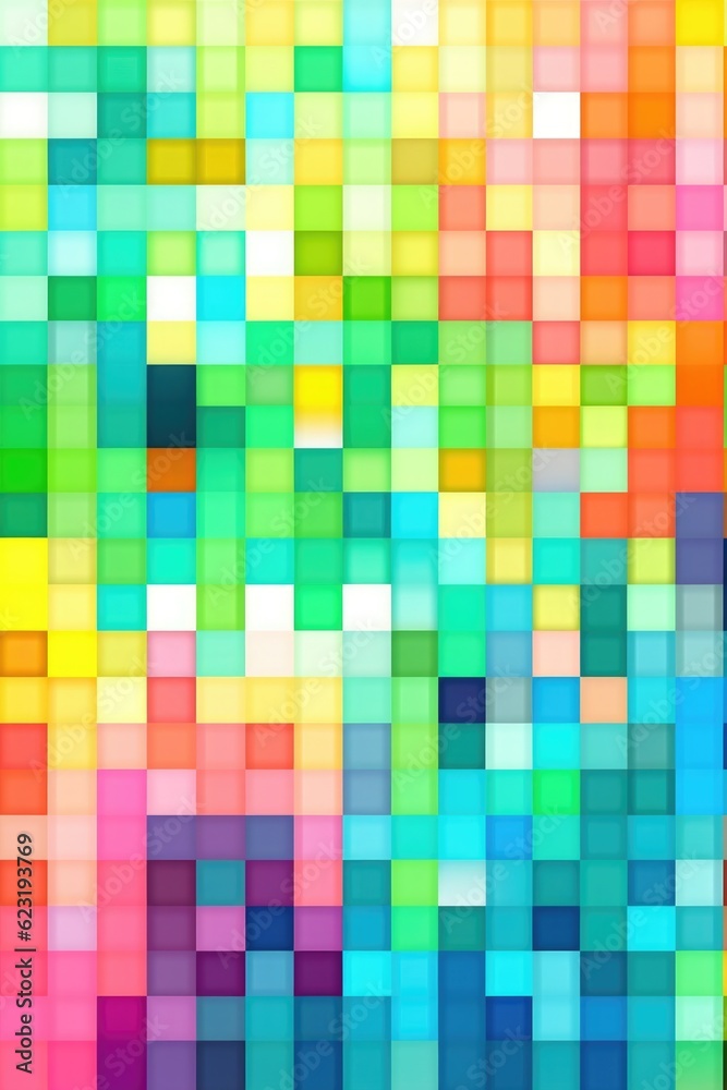 Mosaic Marvel: Mesmerizing Generative AI Pixel Pattern Unveiled